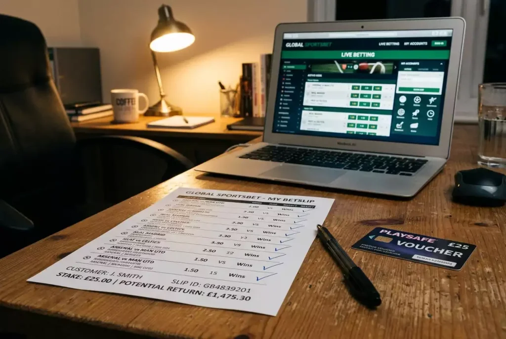 Kombiwetten mit Paysafecard und Einsatzplanung bei 50 Euro Limit